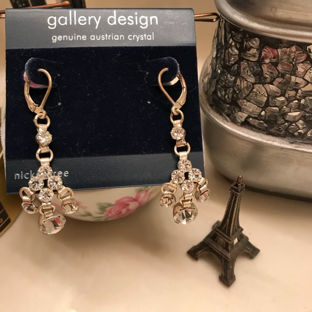 NWT Crystal Drop Earrings